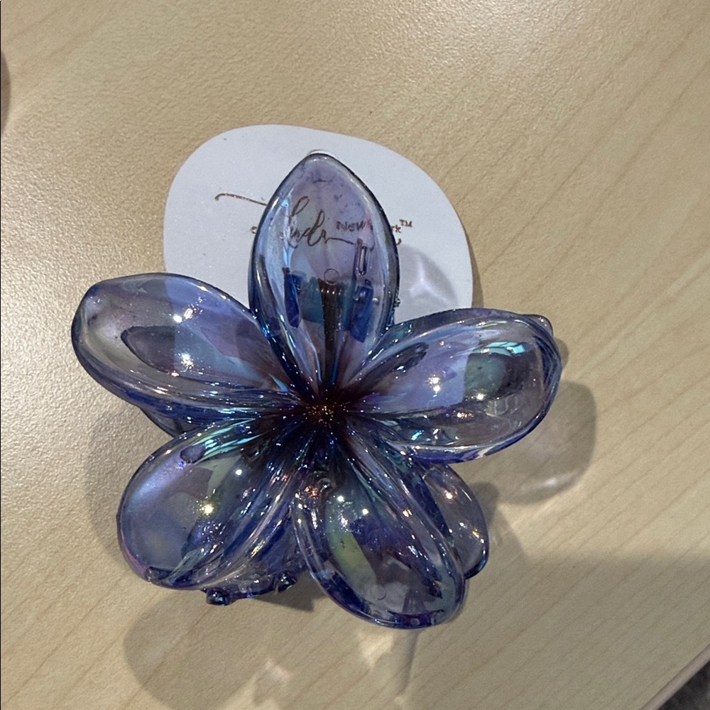 Elegant Blue Flower Hair clip